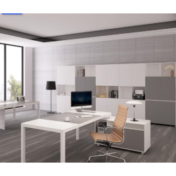 Escritorio moderno de muebles de oficina Escritorio de oficina ejecutivo en forma de L