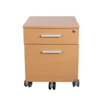 Archivero Dos Cajones Y Rodajas