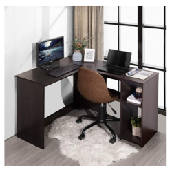 Escritorio en L Marrón 120*45*75 cm