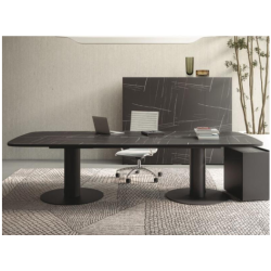 Escritorio de oficina / mesa de reunión de mármol
