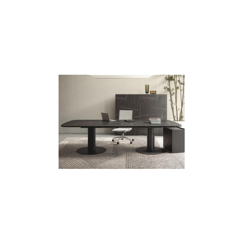 Escritorio de oficina / mesa de reunión de mármol