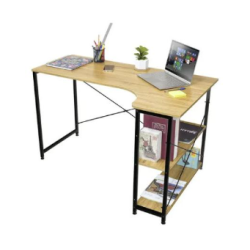 Escritorio en L Minimalista De Madera