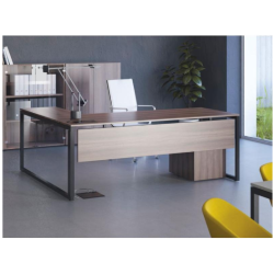 Escritorio de oficina ejecutivo de esquina