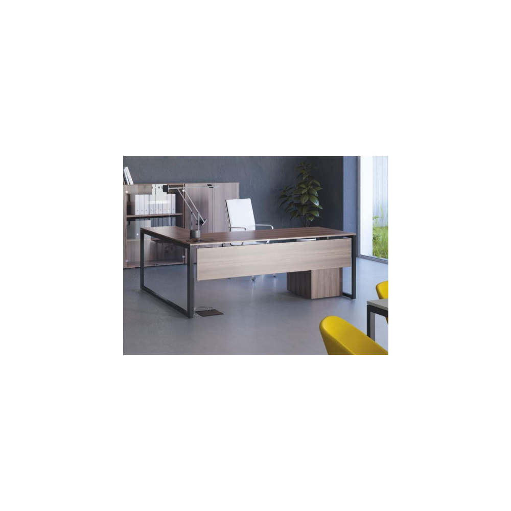 Escritorio de oficina ejecutivo de esquina