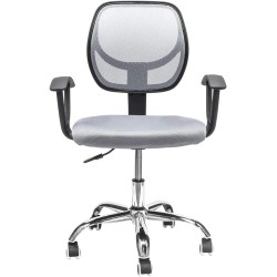 TOPLIVING Silla Operativa de Escritorio u Oficina con Base Giratoria Ideal para Home Office o para Sala de Juntas
