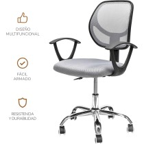 TOPLIVING Silla Operativa de Escritorio u Oficina con Base Giratoria Ideal para Home Office o para Sala de Juntas