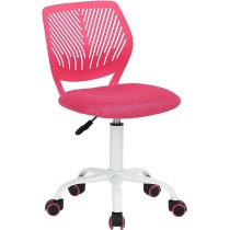 FurnitureR Silla de Escritorio de Trabajo de Oficina Silla de Estudio Ajustable para niños con Respaldo Medio Turquesa