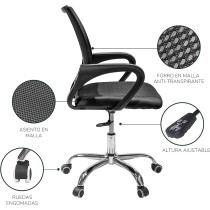 TOPLIVING Silla para Oficina Operativa Silla Economica Ergonomica Silla Ejecutiva (Negra)