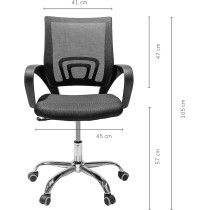 TOPLIVING Silla para Oficina Operativa Silla Economica Ergonomica Silla Ejecutiva (Negra)