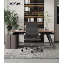 EKE cómoda Minimalista Base de Metal Respaldo Alto Soporte Lumbar Silla de Oficina Sillas