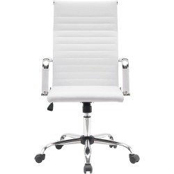 EKE cómoda Minimalista Base de Metal Respaldo Alto Soporte Lumbar Silla de Oficina Sillas