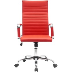 EKE cómoda Minimalista Base de Metal Respaldo Alto Soporte Lumbar Silla de Oficina Sillas