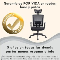 I SEATING Silla Oficina ejecutiva con cabecera y Soporte Lumbar Ajustable