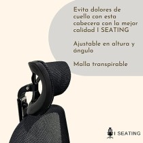I SEATING Silla Oficina ejecutiva con cabecera y Soporte Lumbar Ajustable