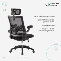 Urban Design Silla Ejecutiva de Oficina, Silla de Respaldo Alto Ergonómica, Giratoria 360°, Altura Ajustable