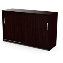 Credenza con 2 Puertas - Negro