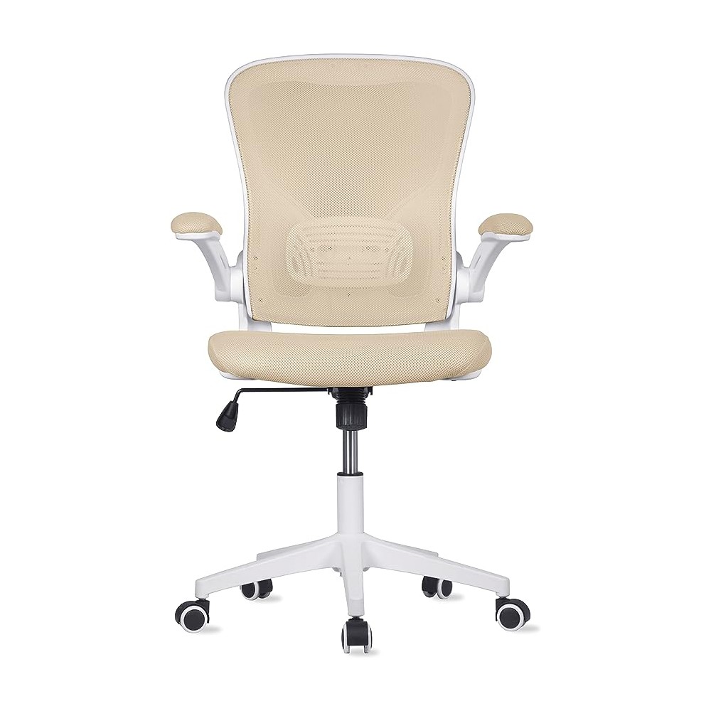 MAGMALIFE Silla de Escritorio Premium Ergonómica Modelo Cosmo (Beige Champagne)