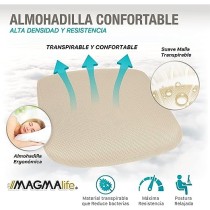 MAGMALIFE Moderna y Elegante, Silla Giratoria con Soporte Lumbar y Cómodos Descansabrazos (Beige Champagne)