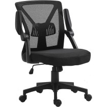 TOPLIVING Silla de Oficina Ergonómica con Soporte Lumbar Ajustable Negro