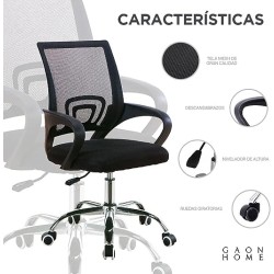 GAON: Eleva tu Comodidad en la Oficina con Nuestra Silla Ergonómica Minimalista de Malla Transpirable
