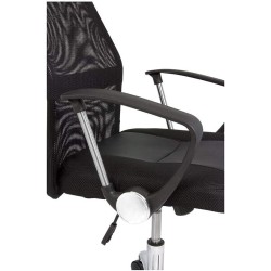 Urban Design - Silla Ejecutiva para Oficina - Cómoda y Ergonómica, con Soporte Lumbar Negro