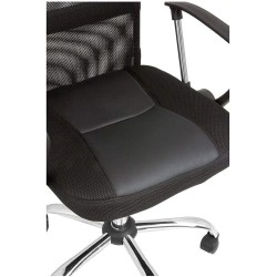 Urban Design - Silla Ejecutiva para Oficina - Cómoda y Ergonómica, con Soporte Lumbar Negro