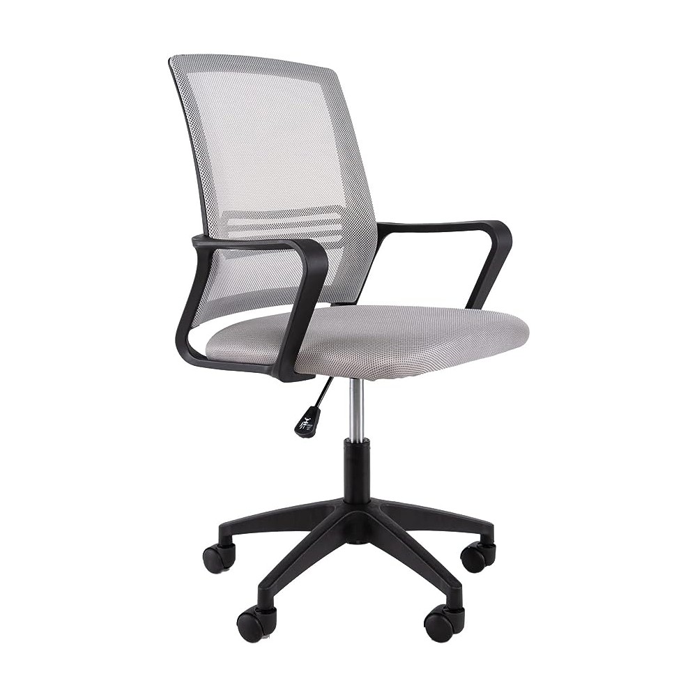 BIG ROOM Silla para Escritorio Oficina:Esta Hermosa Silla Moderna, con Soporte Lumbar, Tapizada en Mesh