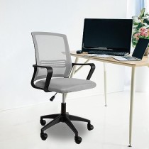 BIG ROOM Silla para Escritorio Oficina:Esta Hermosa Silla Moderna, con Soporte Lumbar, Tapizada en Mesh