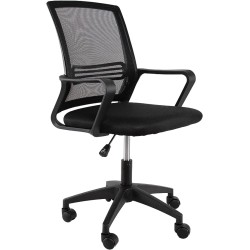 BIG ROOM Silla para Escritorio Oficina:Esta Hermosa Silla Moderna, con Soporte Lumbar, Tapizada en Mesh