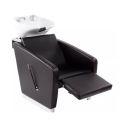 Lavacabezas Cerámica Con Descansapies