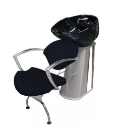 Lavabo Con Tarja De Cerámica Y Silla