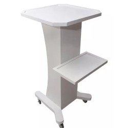 Carrito Auxiliar, Tipo Pedetal, Esteticas, Barberias, Spa