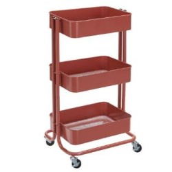 Carrito Auxiliar Metal Miroytengo Con Ruedas