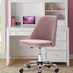 HOMEFLA - Silla de escritorio para el hogar y la oficina, moderna silla de trabajo giratoria ajustable