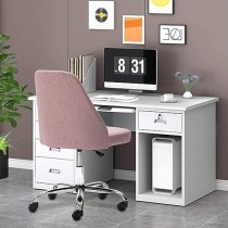 HOMEFLA - Silla de escritorio para el hogar y la oficina, moderna silla de trabajo giratoria ajustable