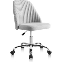 HOMEFLA - Silla de escritorio para el hogar y la oficina, moderna silla de trabajo giratoria ajustable