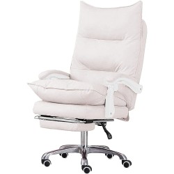 Komfort Silla de Piel Sintética Nappa (Blanco Perla)