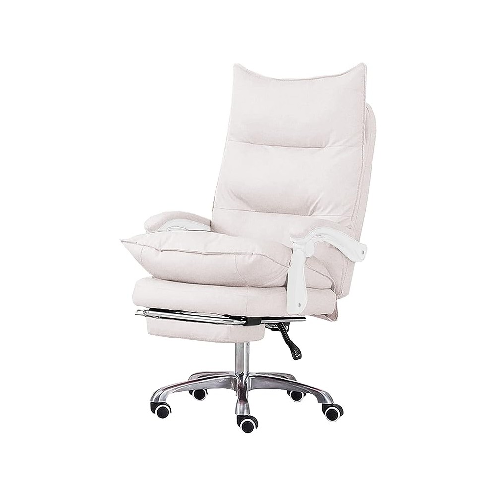 Komfort Silla de Piel Sintética Nappa (Blanco Perla)