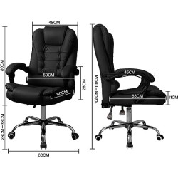 VSHINY Sillas de Oficina Ergonómicas,Silla de computadora,Silla Gamer (Negro)