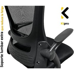 Kipro Silla Ejecutiva De Oficina Ergomica Soporte Lumbar Ajuste De Altura Repozacabeza Giratoria 360°