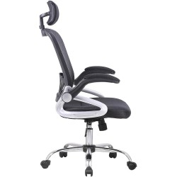 TOPLIVING Silla de Oficina, Ejecutiva, Diseño Resistente, Carga hasta 200 kg, Comoda, Respaldo Transpirable