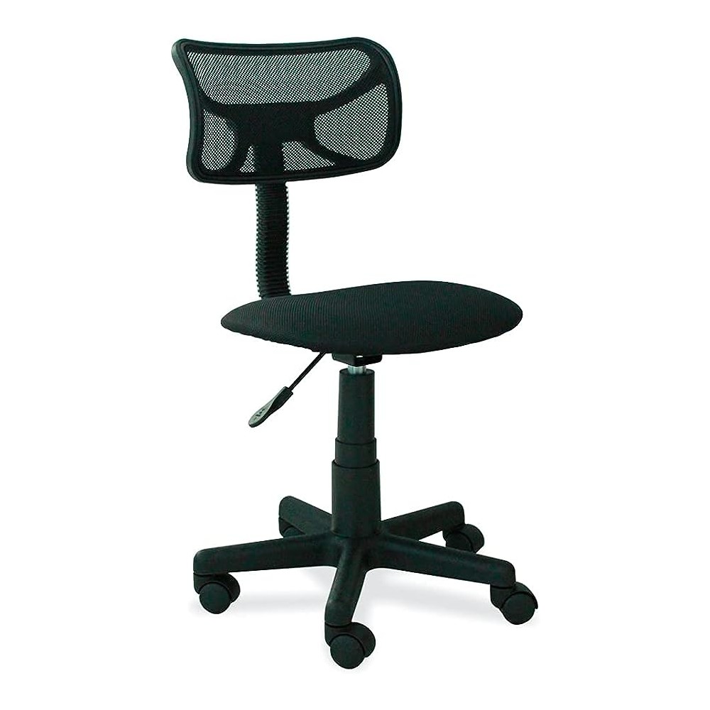 ANDROMEDA INC Silla de Escritorio, Oficina Negra Giratoria Respaldo - Mesh Ajustable ergonomica Juvenil para niños y Adultos