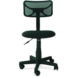 ANDROMEDA INC Silla de Escritorio, Oficina Negra Giratoria Respaldo - Mesh Ajustable ergonomica Juvenil para niños y Adultos