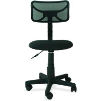 ANDROMEDA INC Silla de Escritorio, Oficina Negra Giratoria Respaldo - Mesh Ajustable ergonomica Juvenil para niños y Adultos