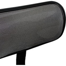 ANDROMEDA INC Silla de Escritorio, Oficina Negra Giratoria Respaldo - Mesh Ajustable ergonomica Juvenil para niños y Adultos