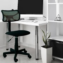 ANDROMEDA INC Silla de Escritorio, Oficina Negra Giratoria Respaldo - Mesh Ajustable ergonomica Juvenil para niños y Adultos