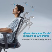 W SINWEDA E3 Silla Oficina ejecutiva con cabecera y Soporte Lumbar Ajustable Silla Gamer sillas para Sala de Juntas (Negro)