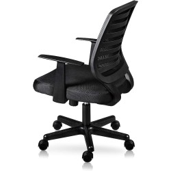 I SEATING Silla Oficina ejecutiva semiejecutiva Escritorio para computadora Silla Gamer sillas para Escritorio Tivoli Negro