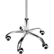 Elle Silla de Oficina Ejecutiva con Ruedas Giratoria para Escritorio Alcochada Altura Ajustable Minimalista (Azul)