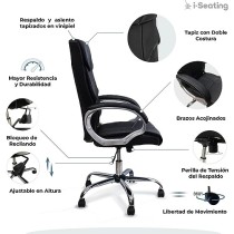 I SEATING Silla ejecutiva Oficina reclinable Silla Oficina ergonomica Silla ejecutiva Piel Escritorio Gamer para computadora